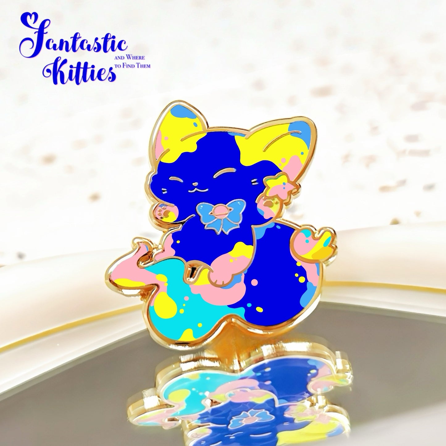 Fantastic Kitties Enamel Pin Collection