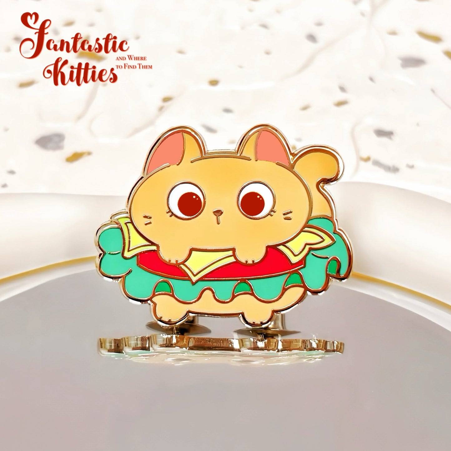Fantastic Kitties Enamel Pin Collection