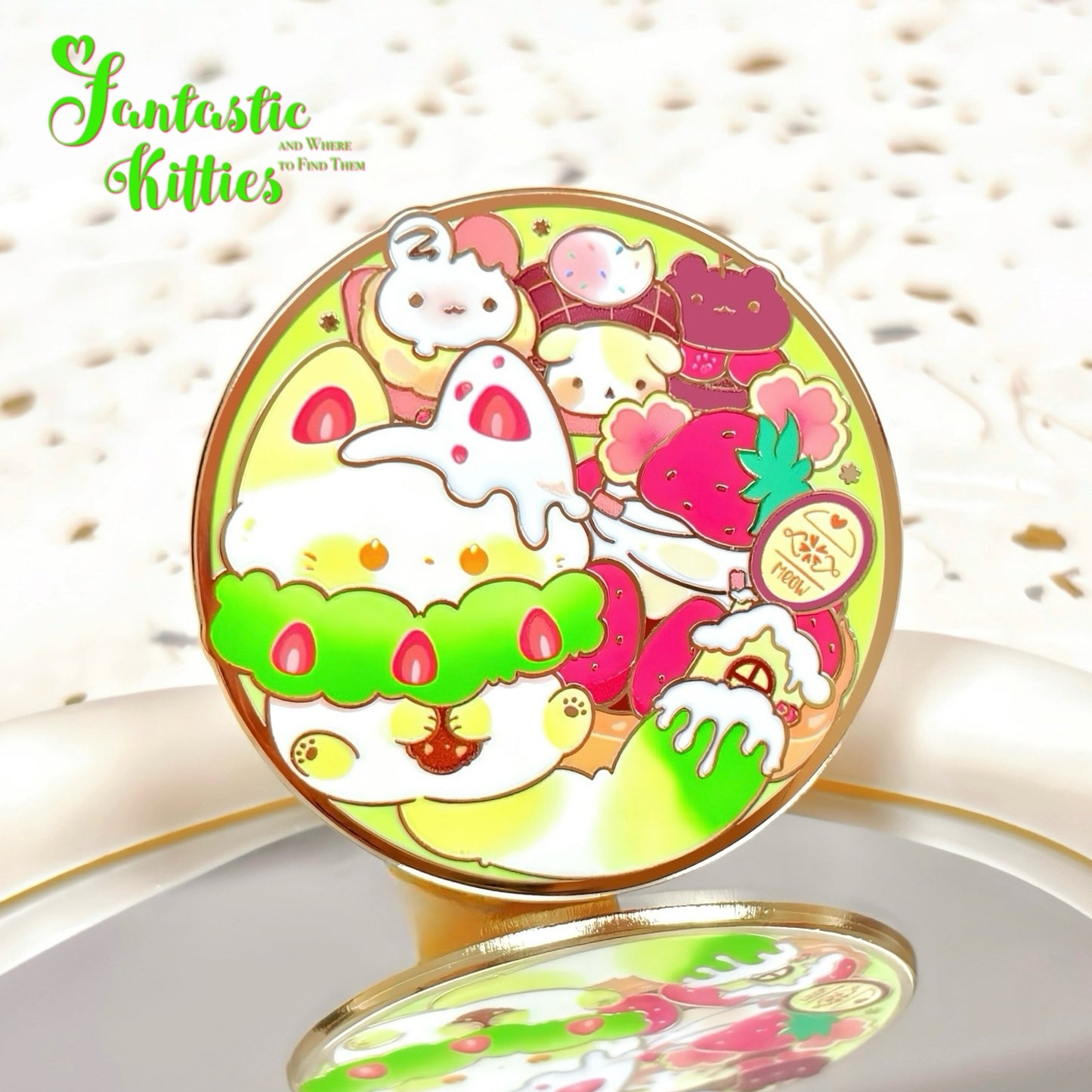 Fantastic Kitties Enamel Pin Collection