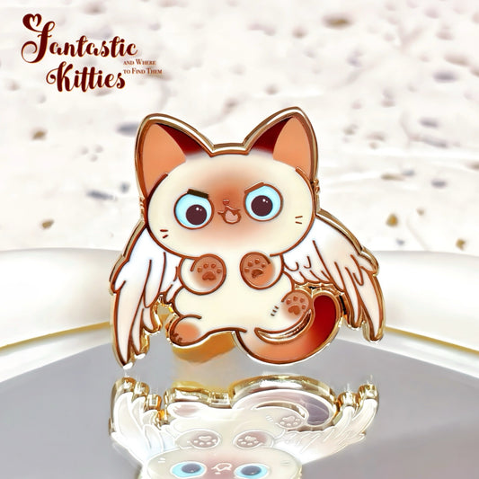 Griffin Cat Hard Enamel Pin