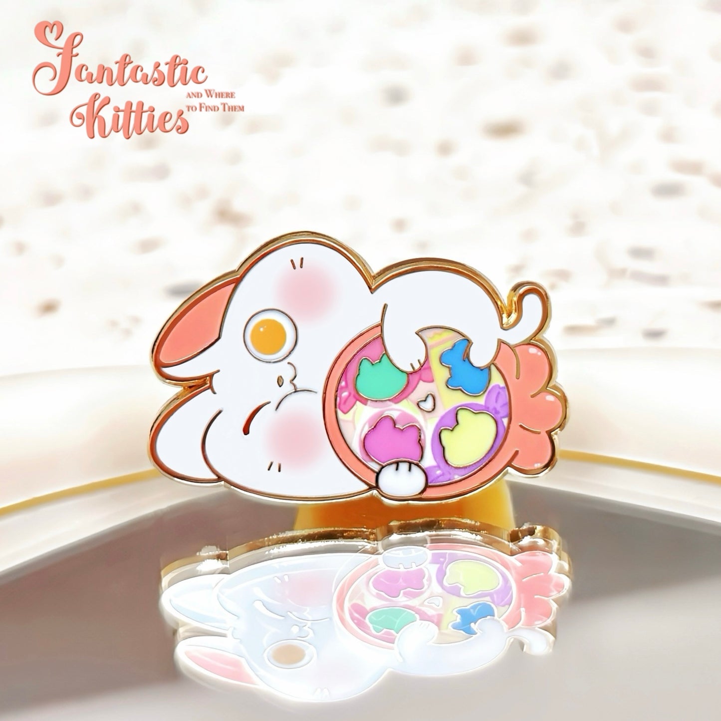 Candy Pirate Cat Hard Enamel Pin