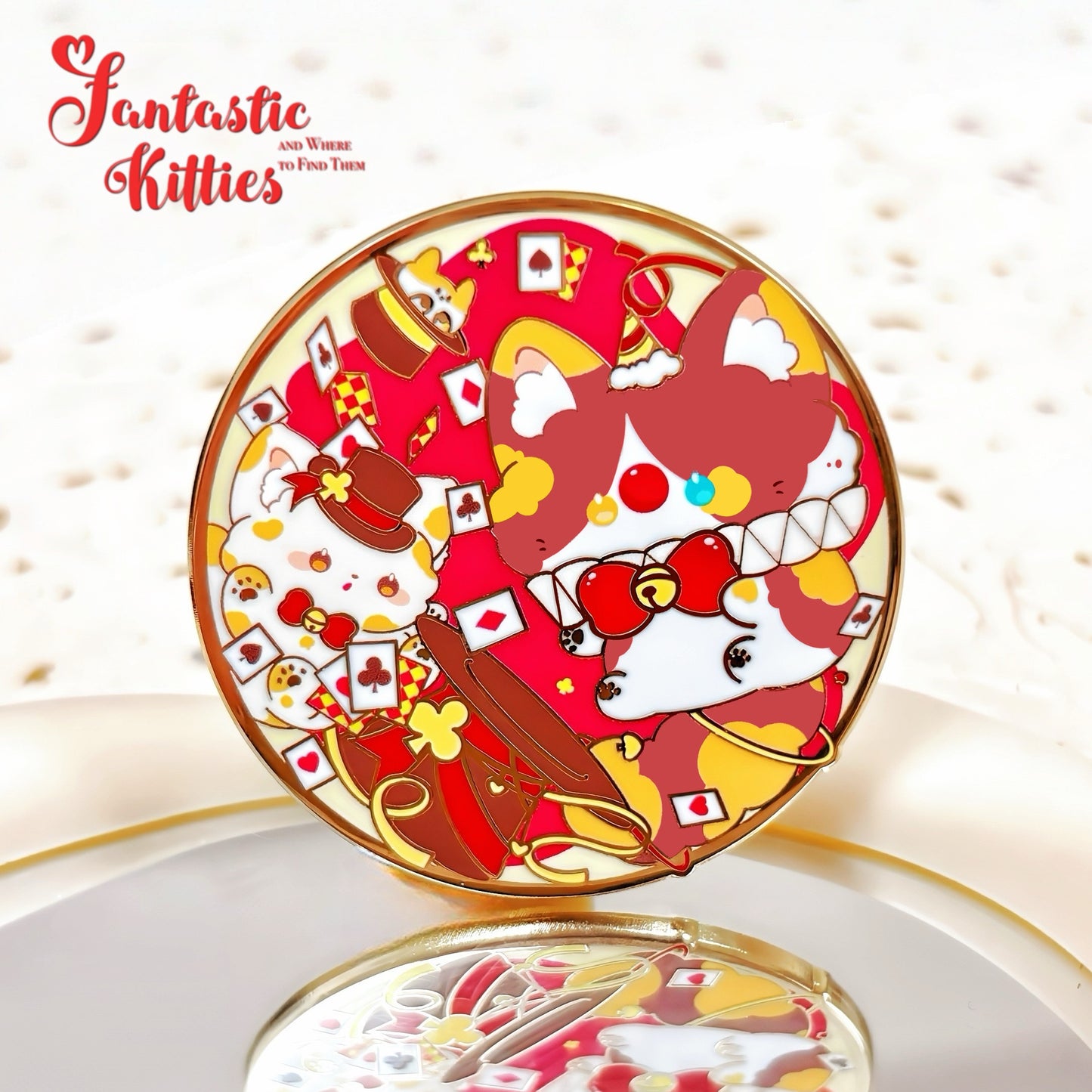 Fantastic Kitties Enamel Pin Collection