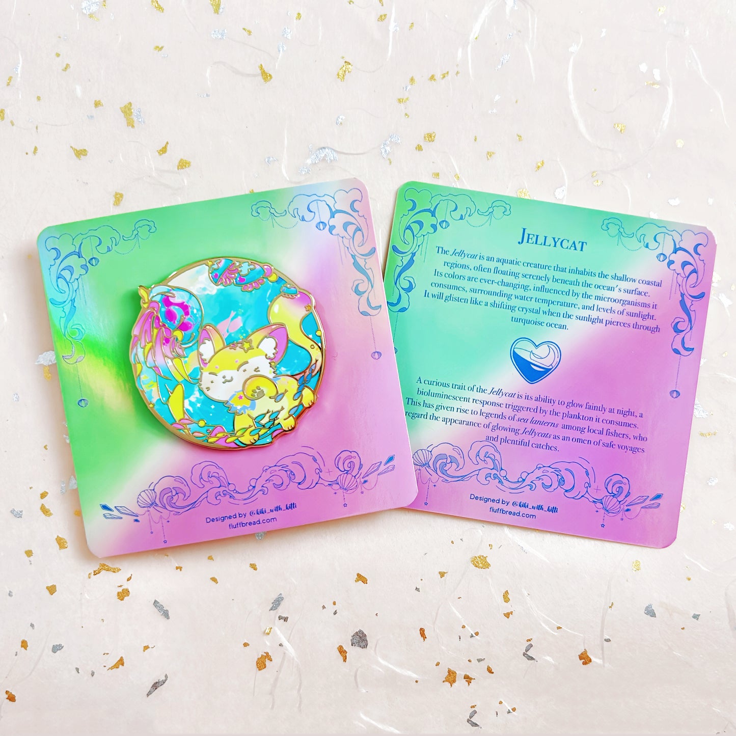 Jellycat Cat Hard Enamel Pin