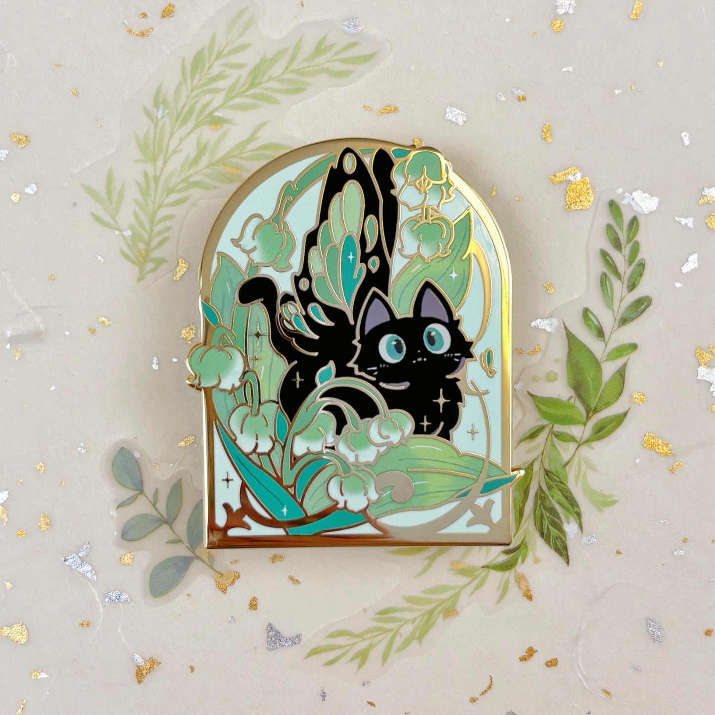 Lily of the Valley Hard Enamel Pin