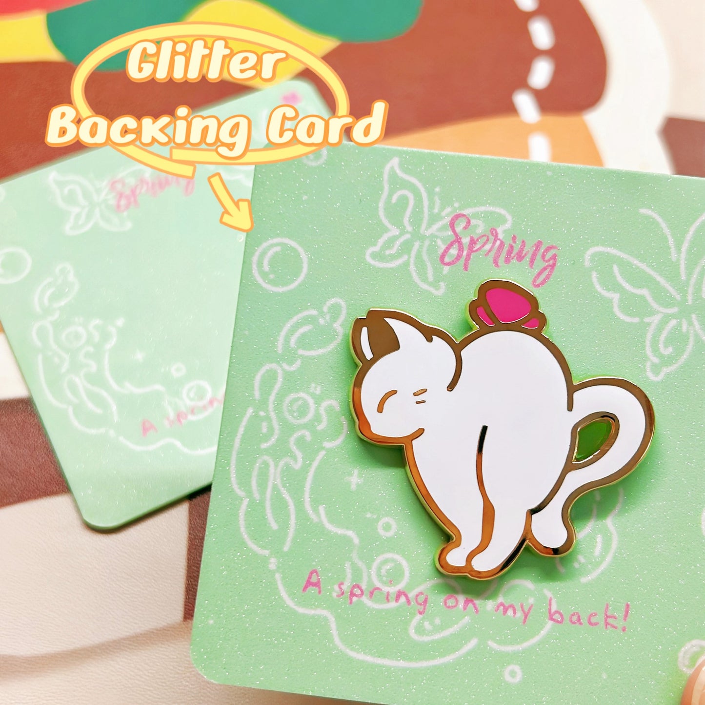Spring Hard Enamel Pin