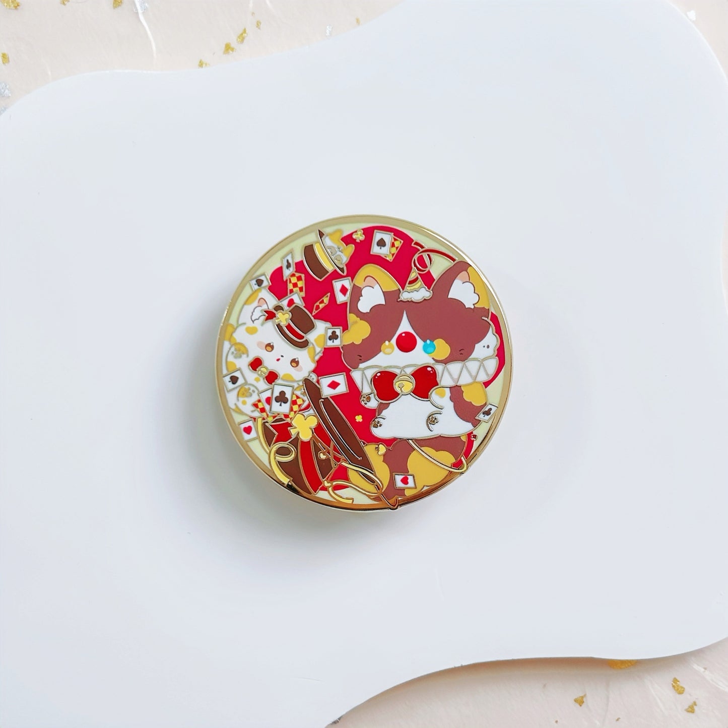 The Circus Festival Cat Hard Enamel Pin