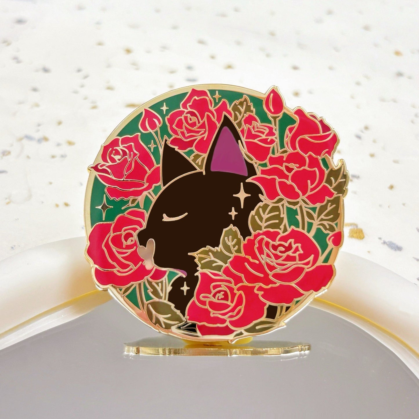 Rose Hard Enamel Pin