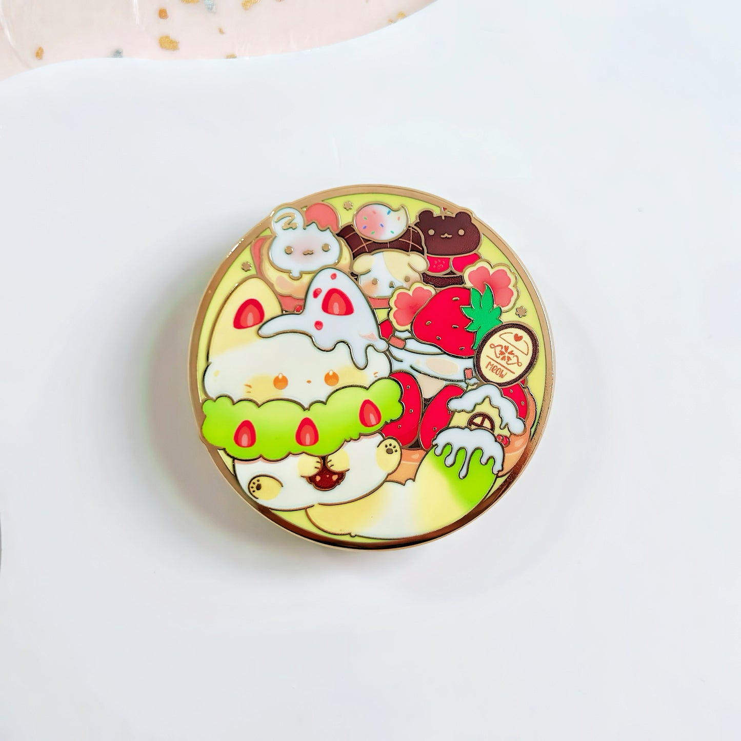 Cottonites Cat Hard Enamel Pin