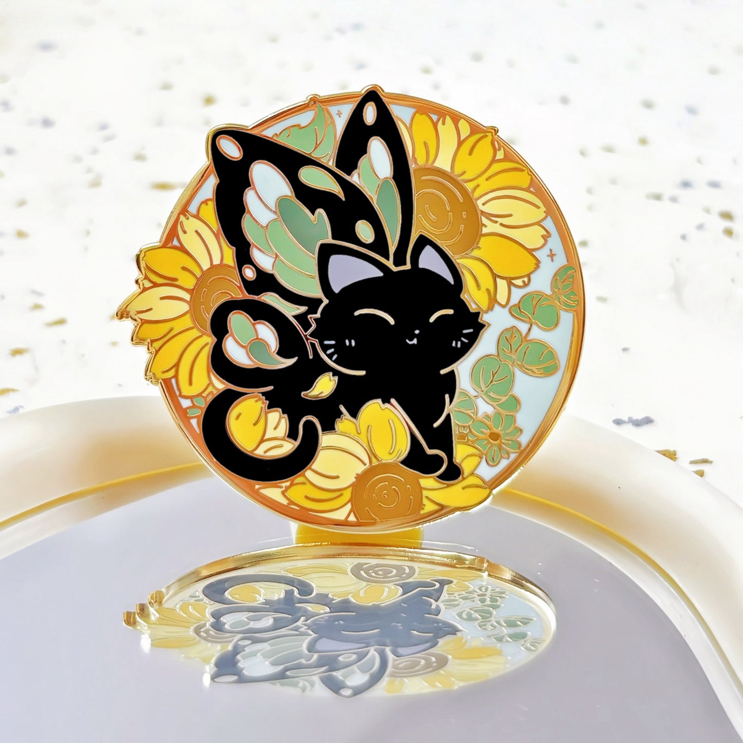 Sunflower Hard Enamel Pin