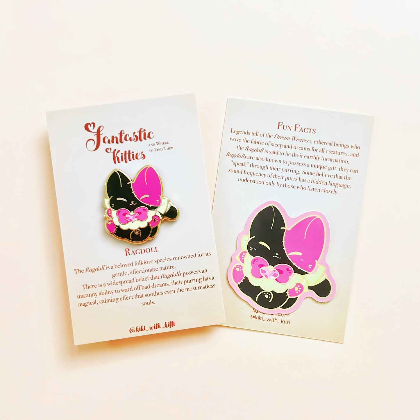 Ragdoll Cat Hard Enamel Pin