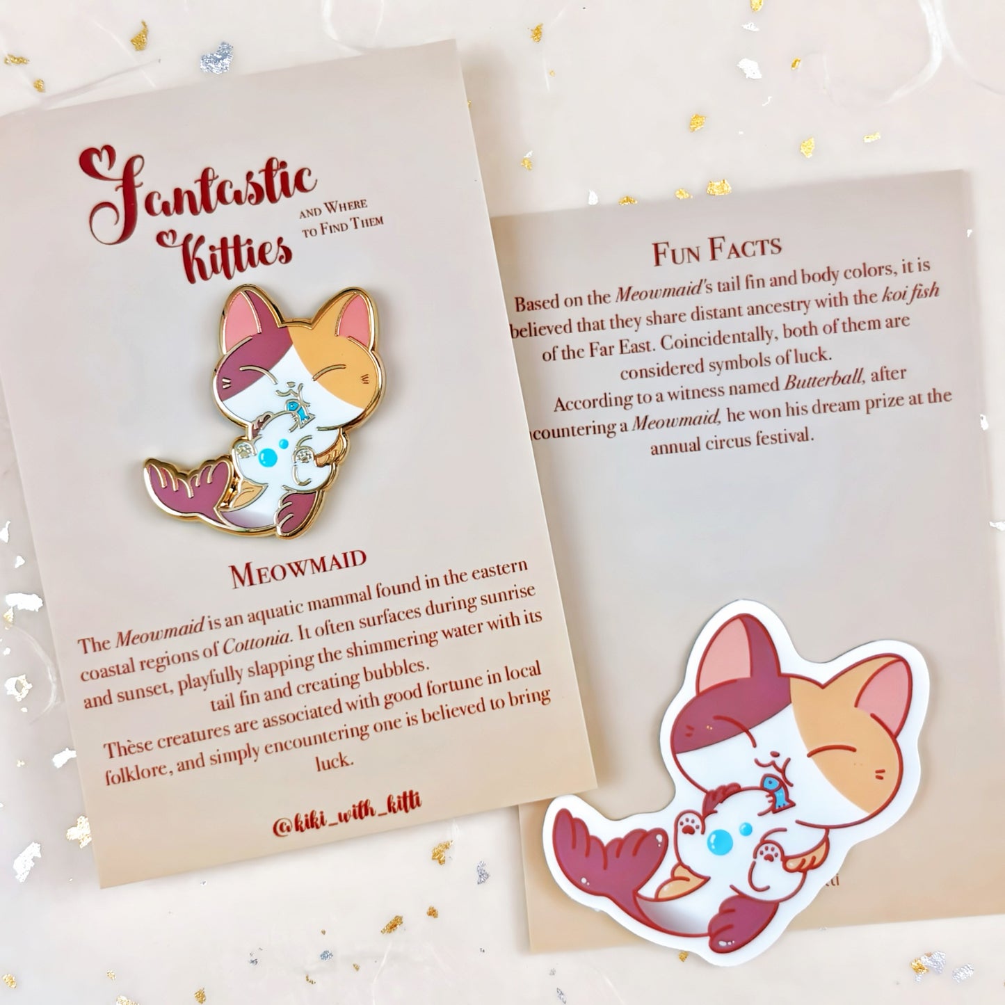 Meowmaid Cat Hard Enamel Pin
