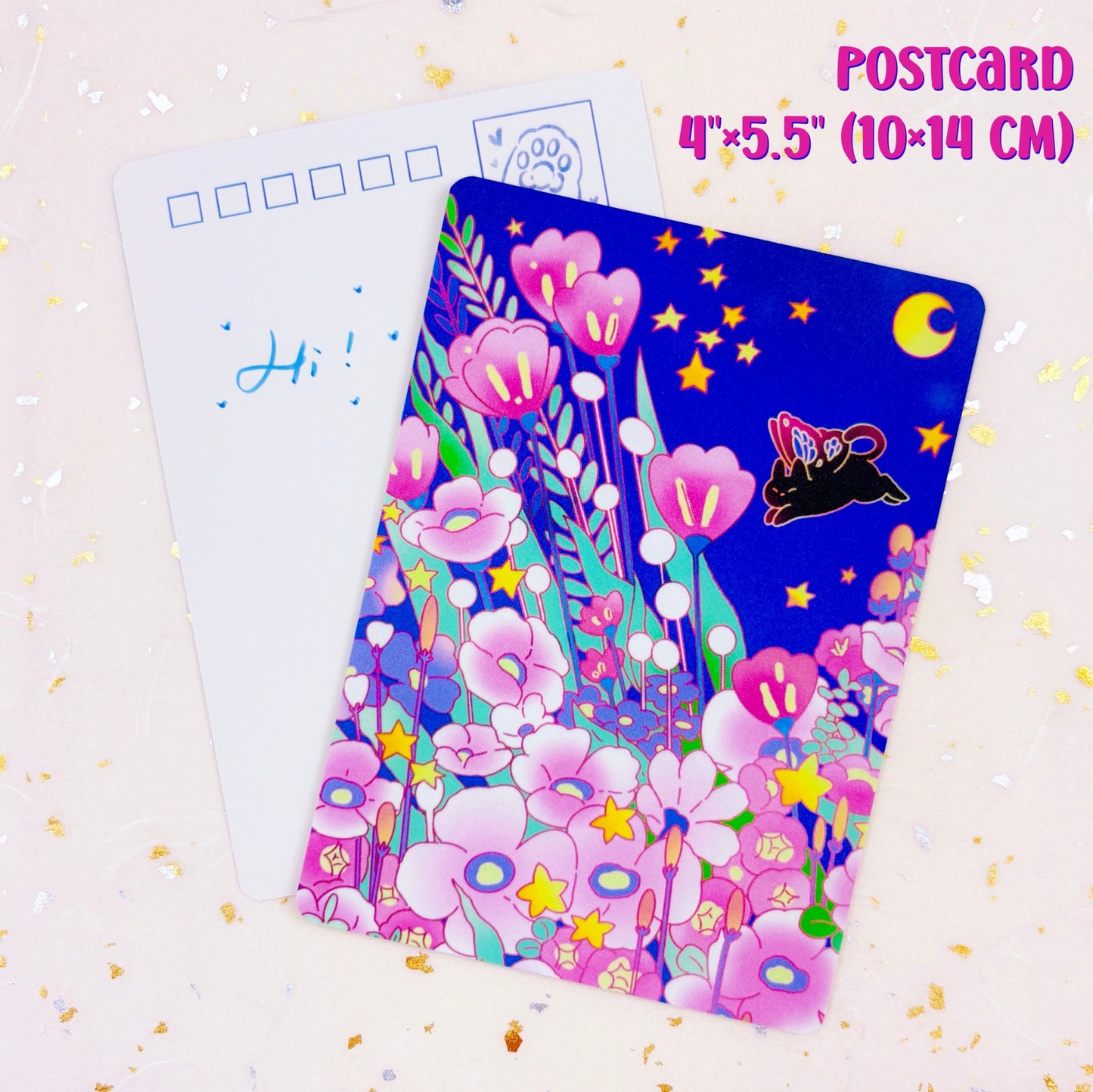 Night Garden Postcard & Art Print
