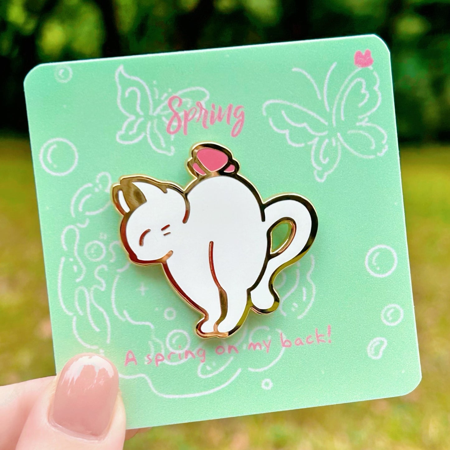 Spring Hard Enamel Pin
