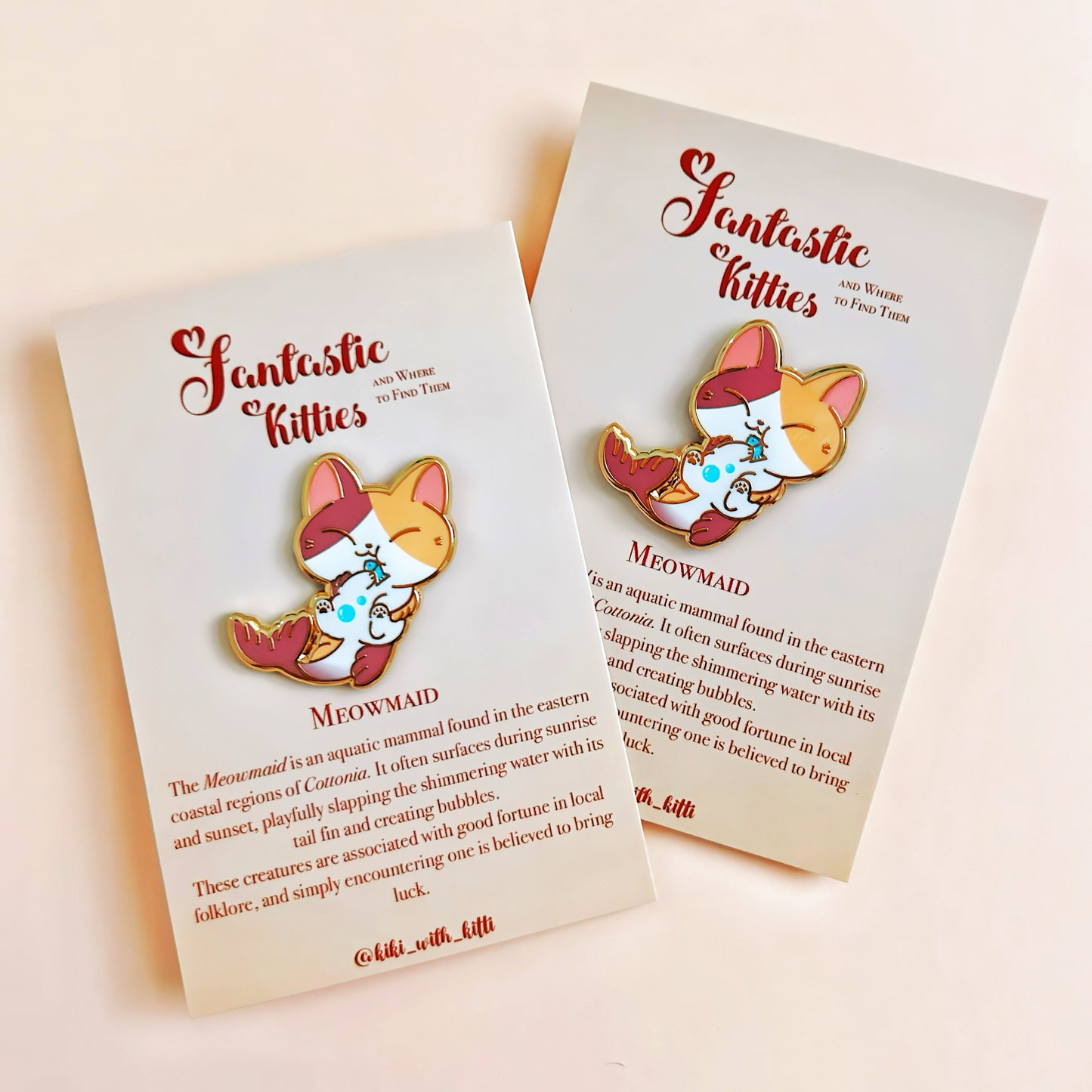 Meowmaid Cat Hard Enamel Pin