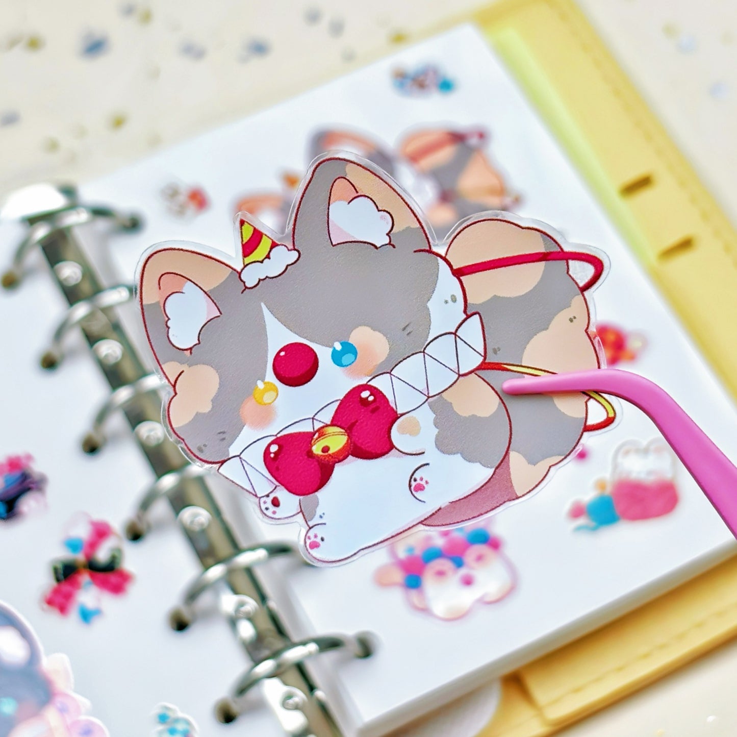 Woolen Circus Vinyl Sticker Sheet