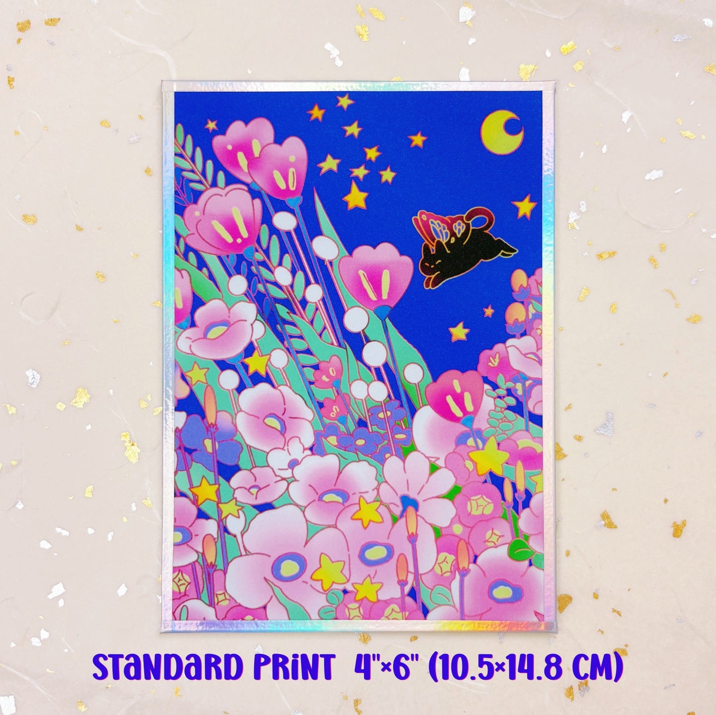 Night Garden Postcard & Art Print
