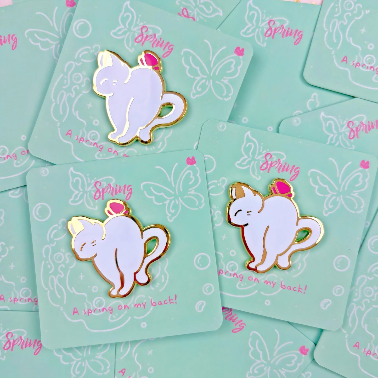 Spring Hard Enamel Pin