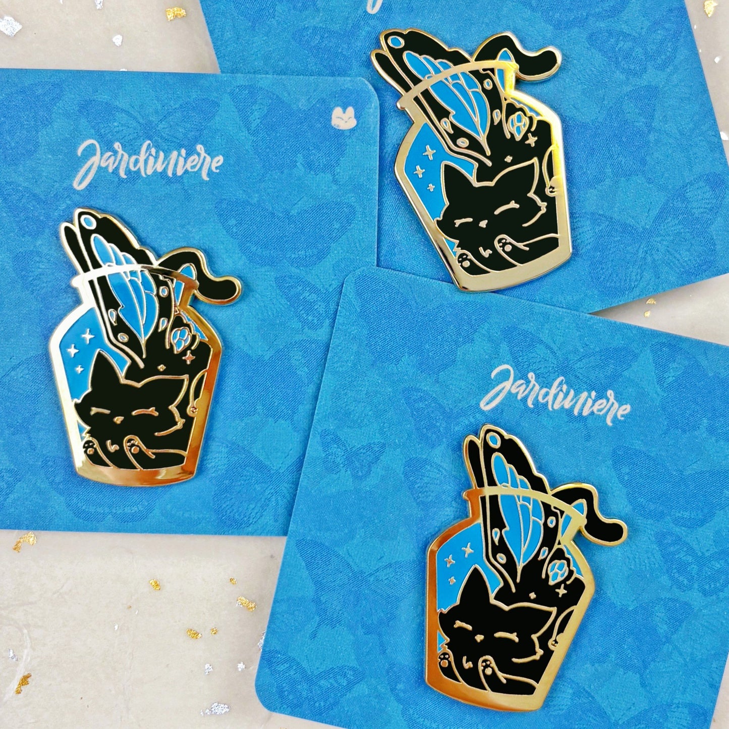 Jardiniere Black.ver Hard Enamel Pin