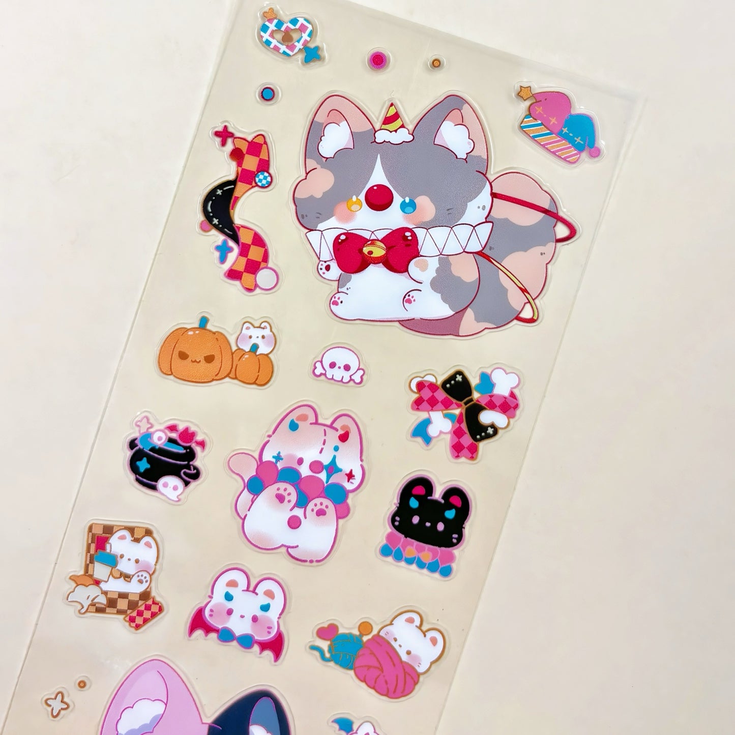 Woolen Circus Vinyl Sticker Sheet