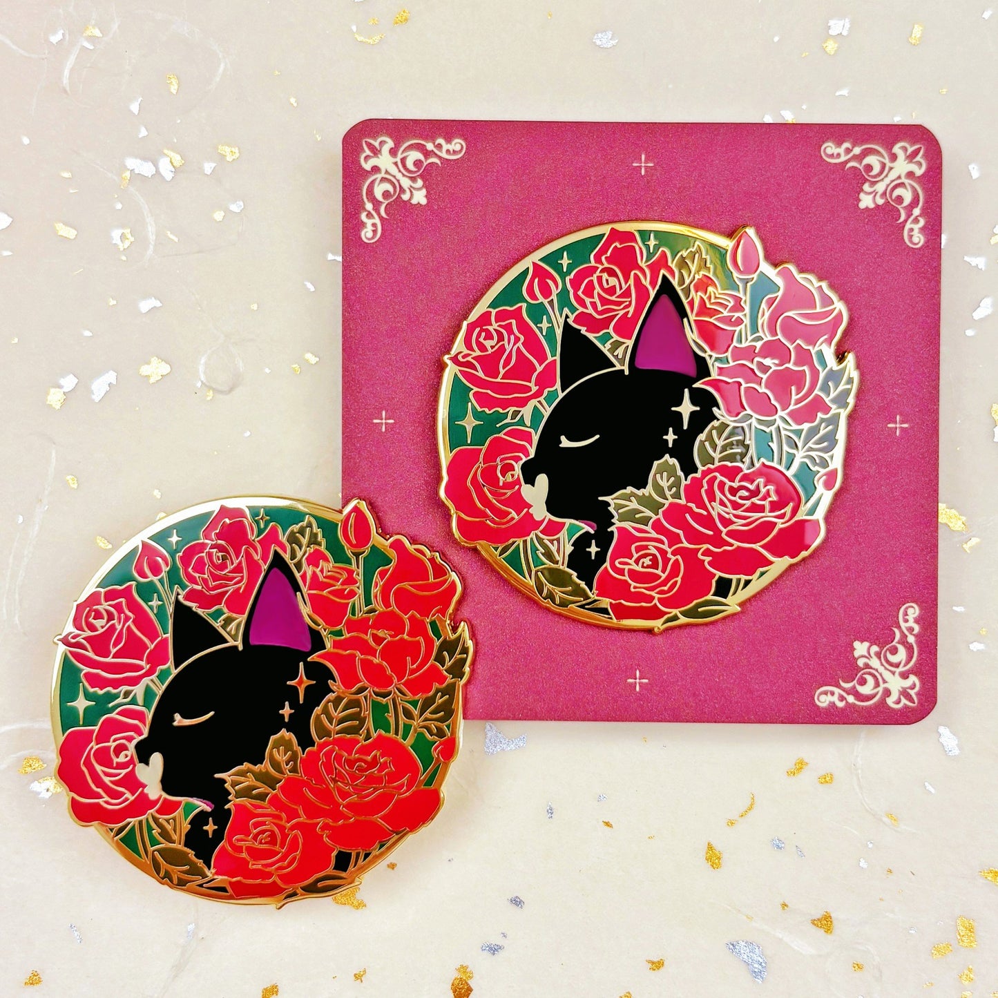 Rose Hard Enamel Pin