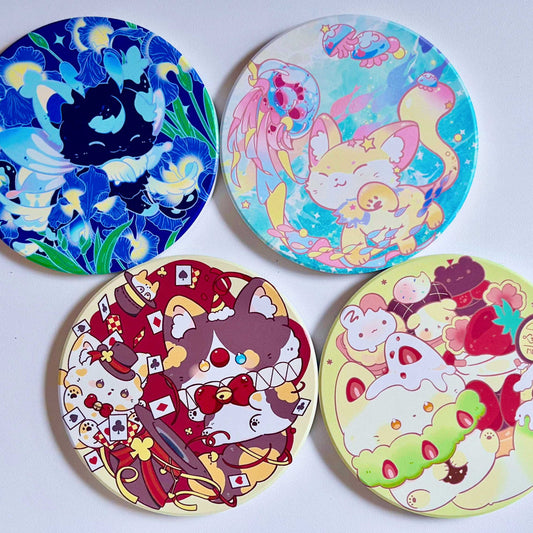 Fantistic Kitties Absorbent Ceramic Coaster