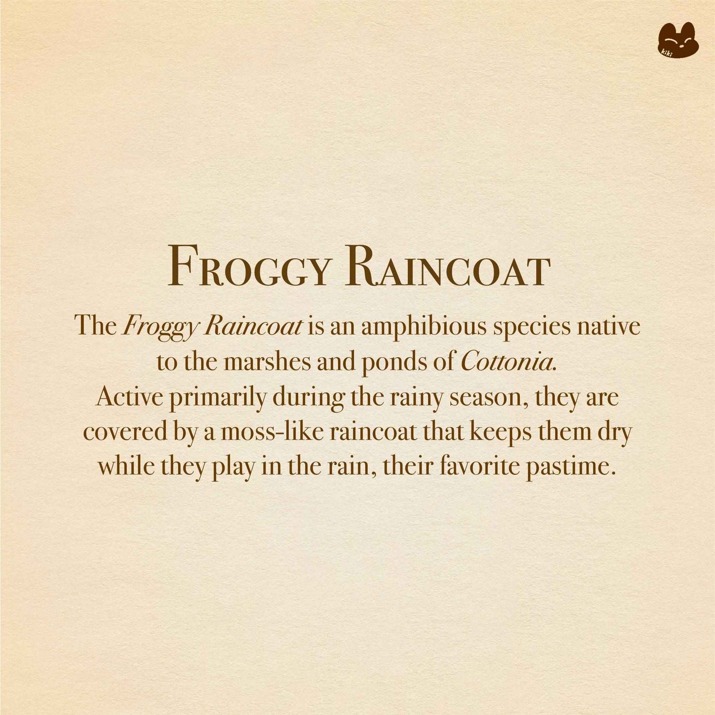 Froggy Raincoat Cat Hard Enamel Pin