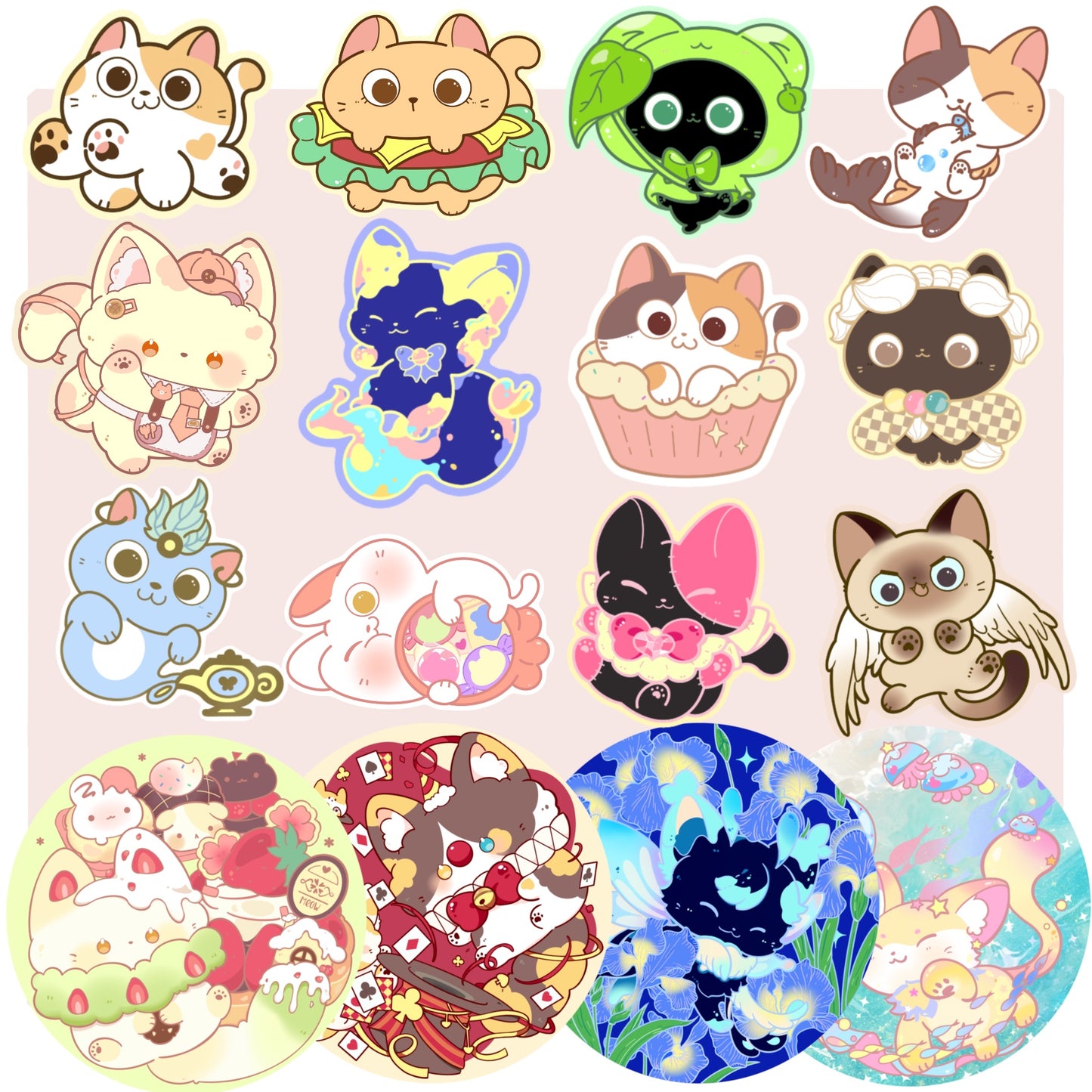 Fantastic Kitties Vinyl Sticker
