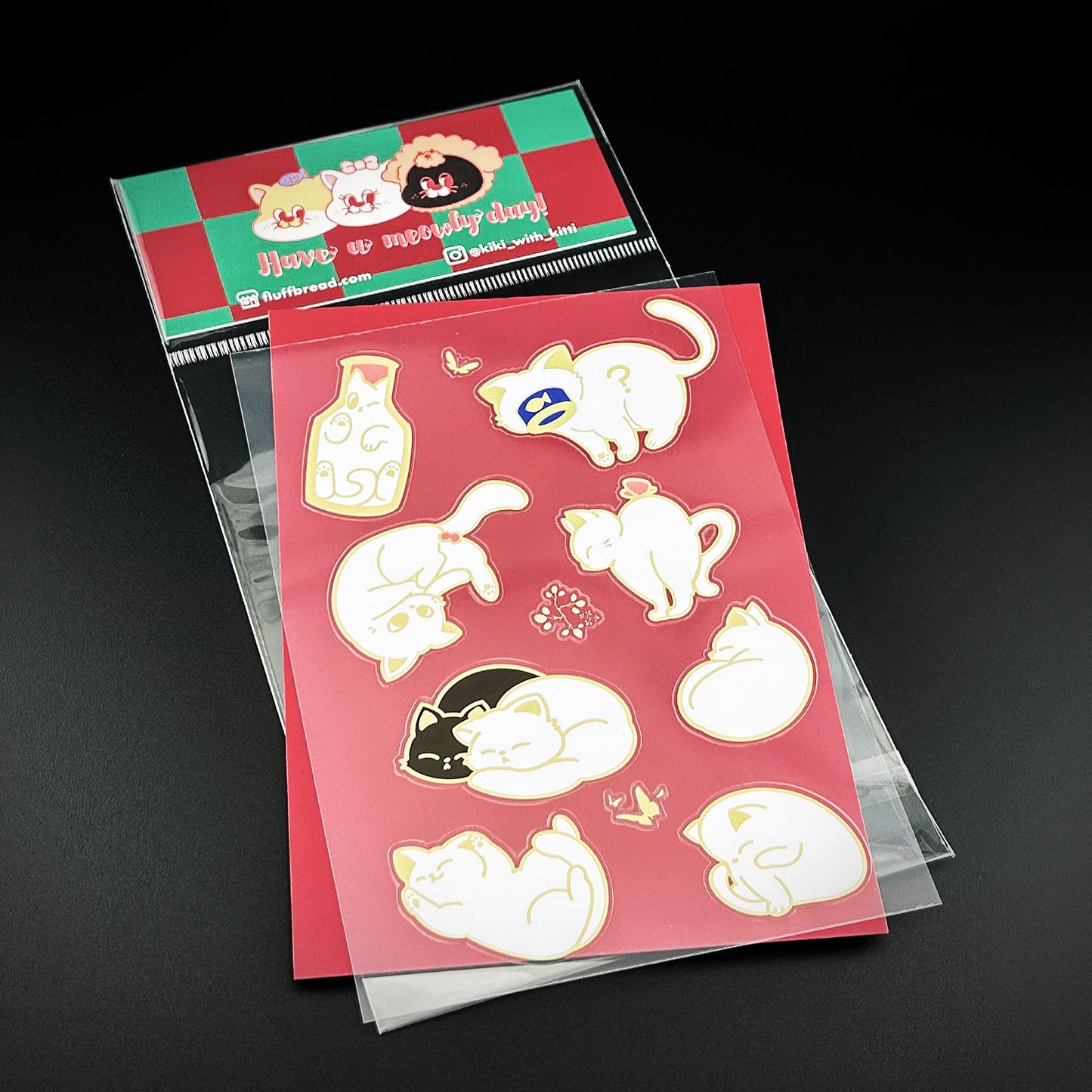 Mochi & Eggnog Vinyl Sticker Sheet