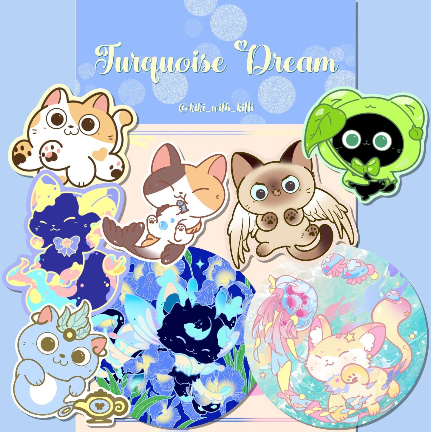 Fantastic Kitties Vinyl Sticker