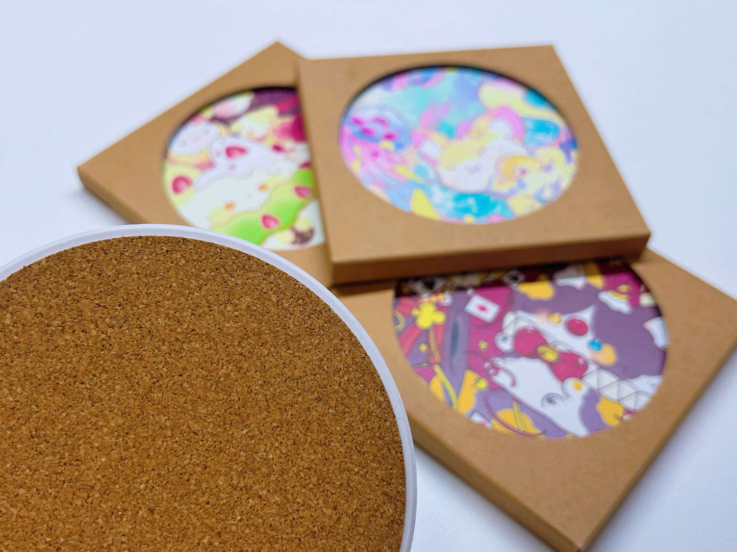 Fantistic Kitties Absorbent Ceramic Coaster