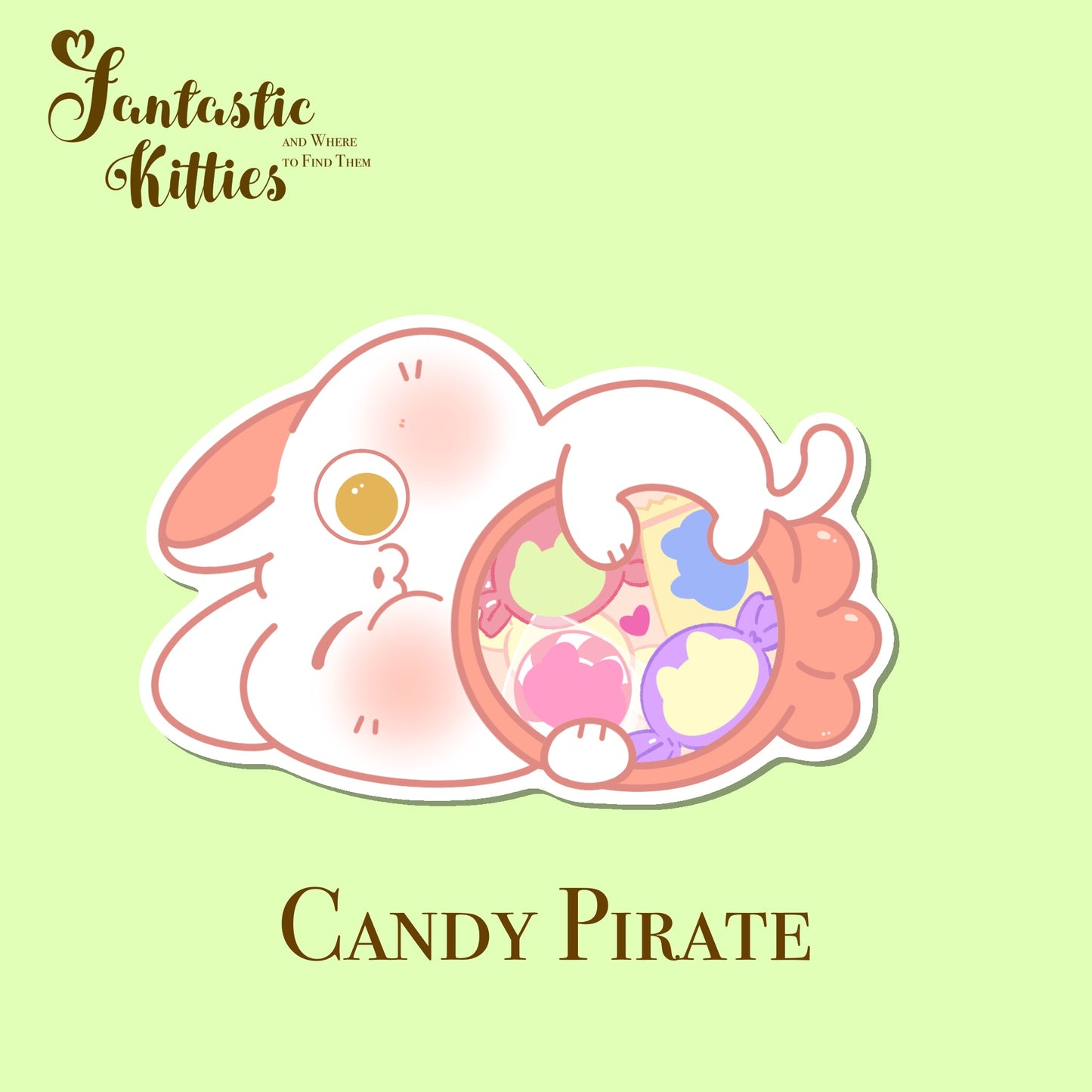 Fantastic Kitties Vinyl Sticker