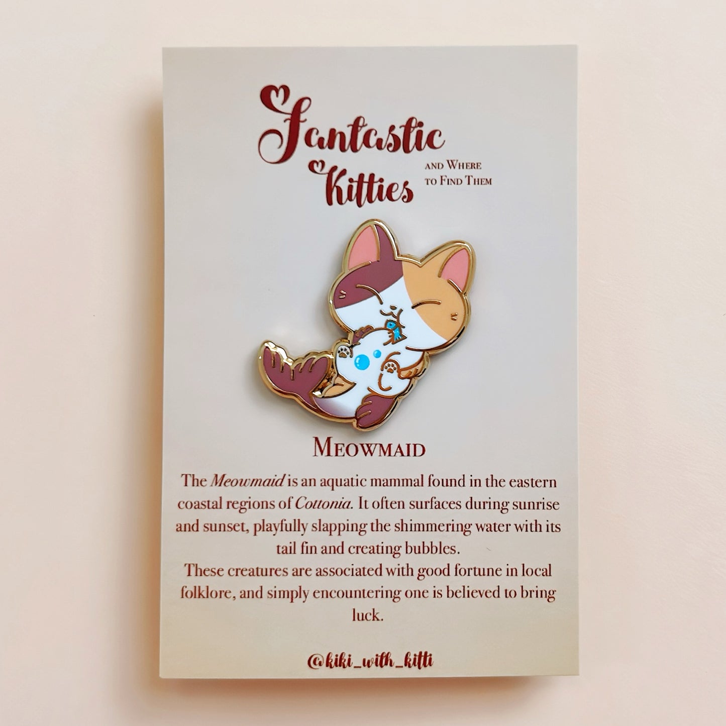 Meowmaid Cat Hard Enamel Pin