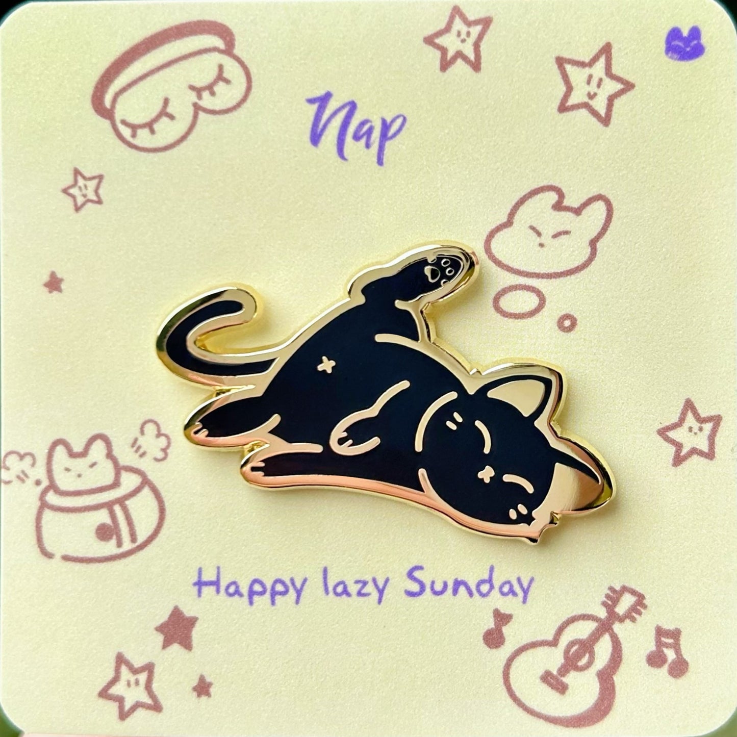 Nap Hard Enamel Pin