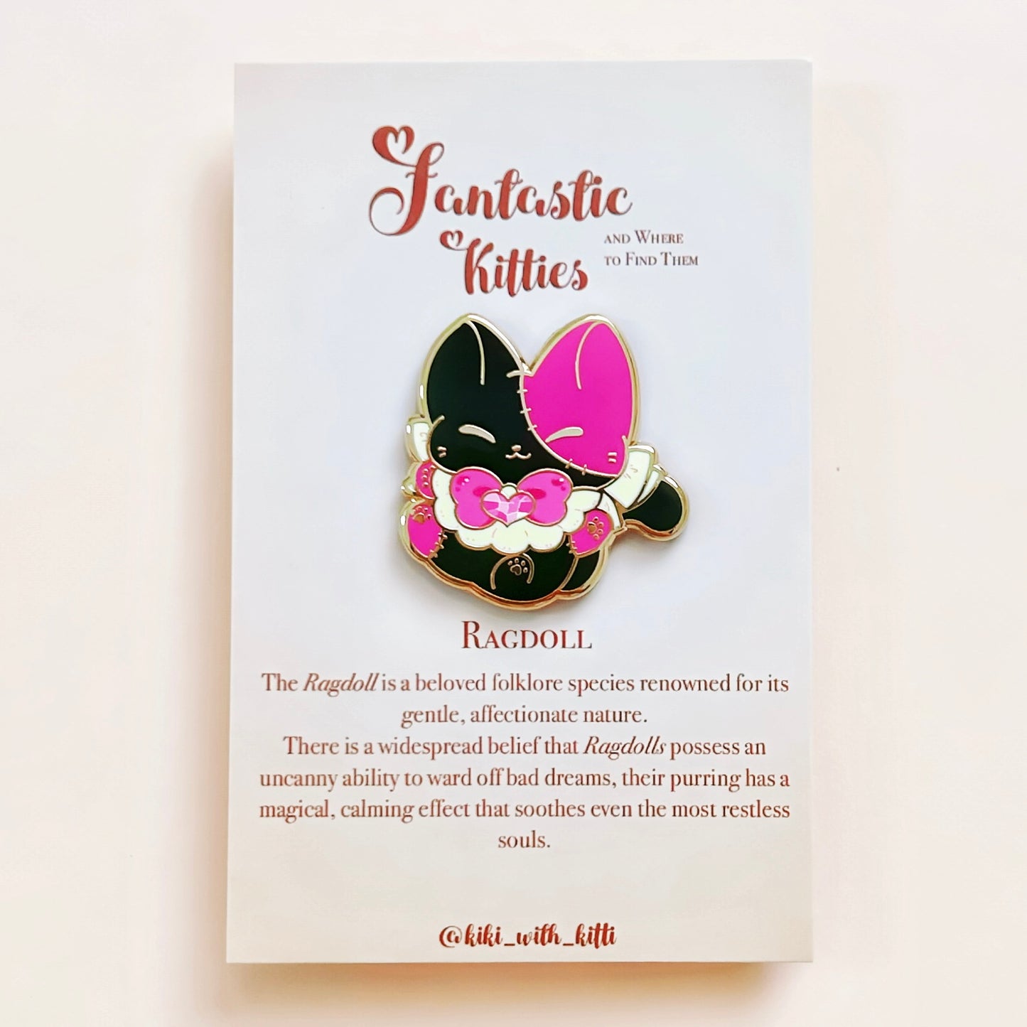 Ragdoll Cat Hard Enamel Pin