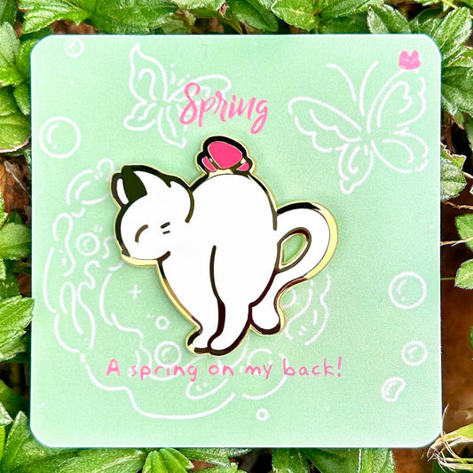 Spring Hard Enamel Pin