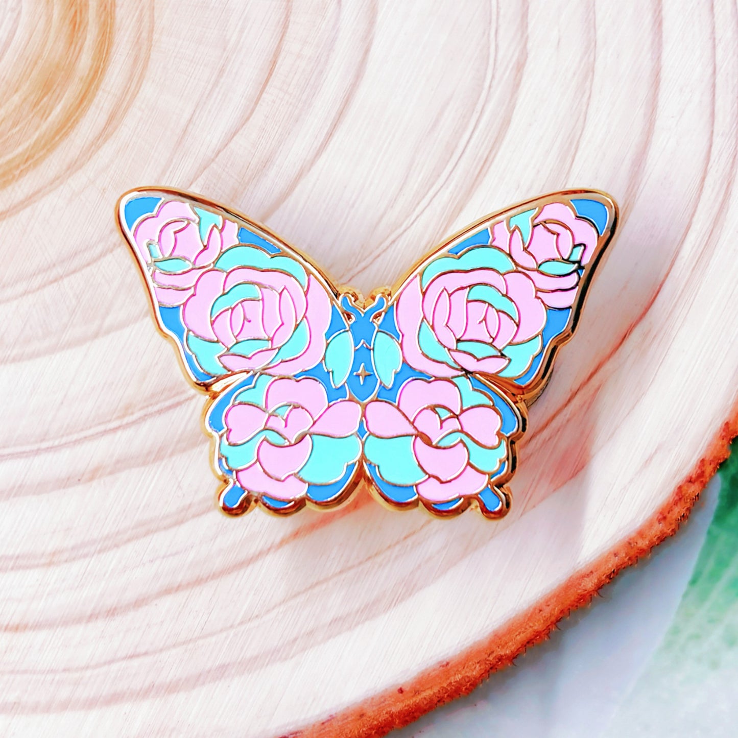 Swallowtai Neon Butterfly Enamel Pin