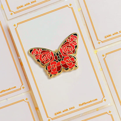 Swallowtail Moonlit Butterfly Enamel Pin
