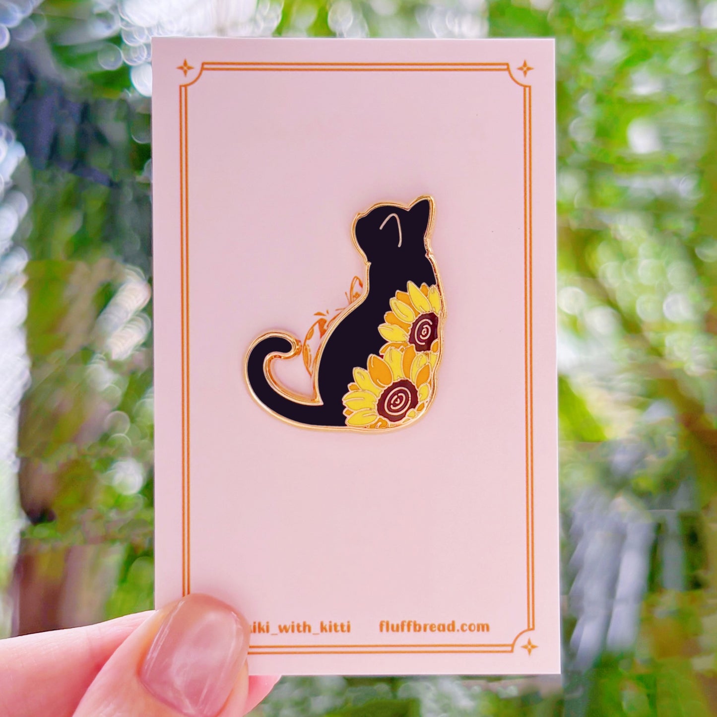 Partial Eclipse Cat Hard Enamel Pin