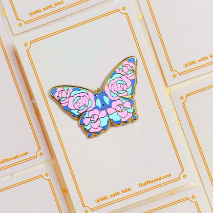 Swallowtai Neon Butterfly Enamel Pin