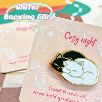 Cozy Night Hard Enamel Pin