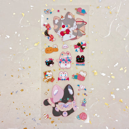 Woolen Circus Vinyl Sticker Sheet
