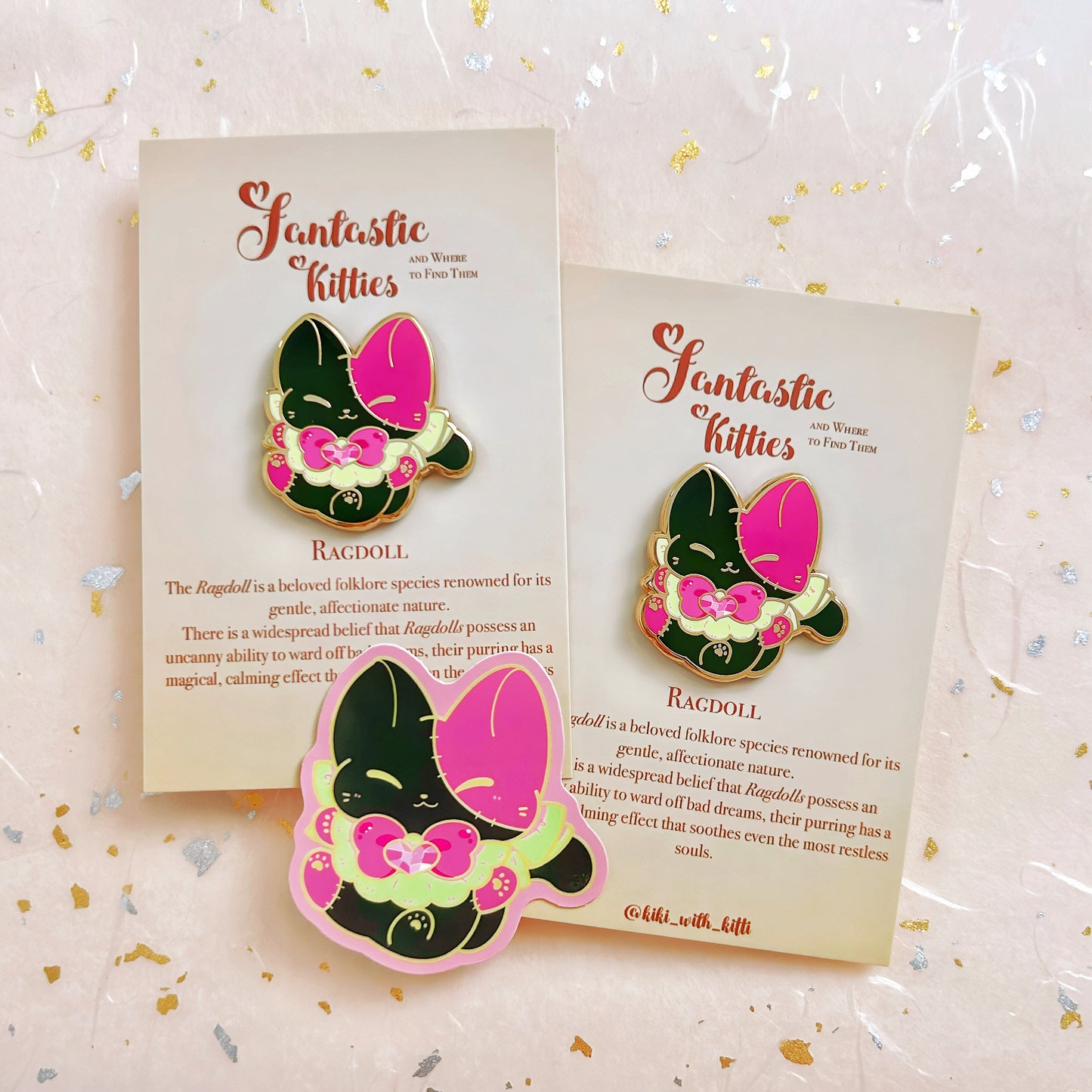 Ragdoll Cat Hard Enamel Pin