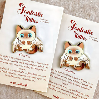 Griffin Cat Hard Enamel Pin