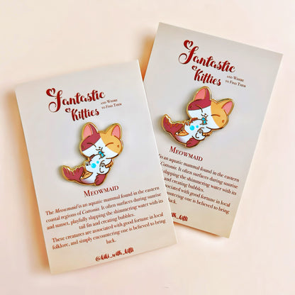 Meowmaid Cat Hard Enamel Pin