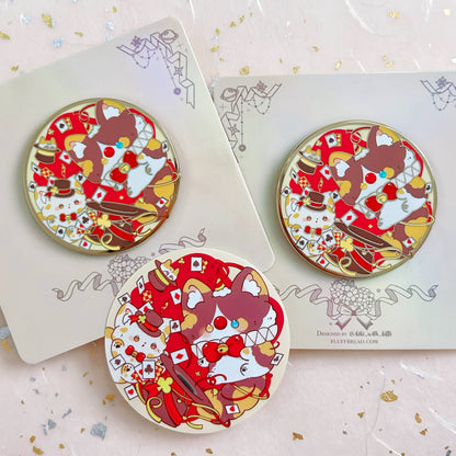 The Circus Festival Cat Hard Enamel Pin