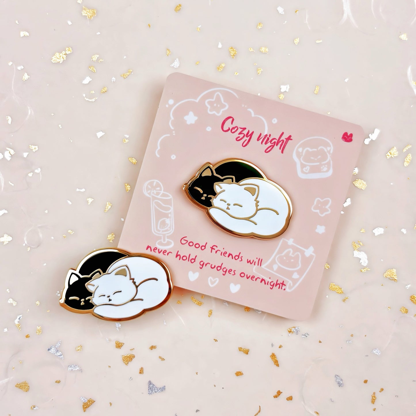 Cozy Night Hard Enamel Pin
