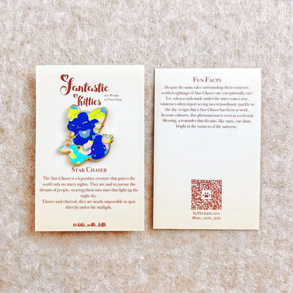 Star Chaser Cat Hard Enamel Pin