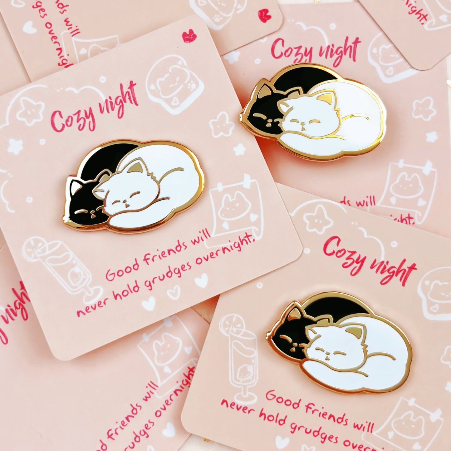 Cozy Night Hard Enamel Pin