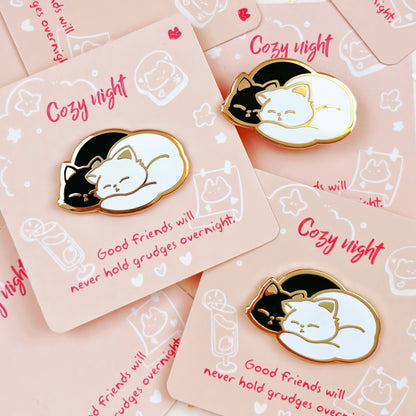 Cozy Night Hard Enamel Pin