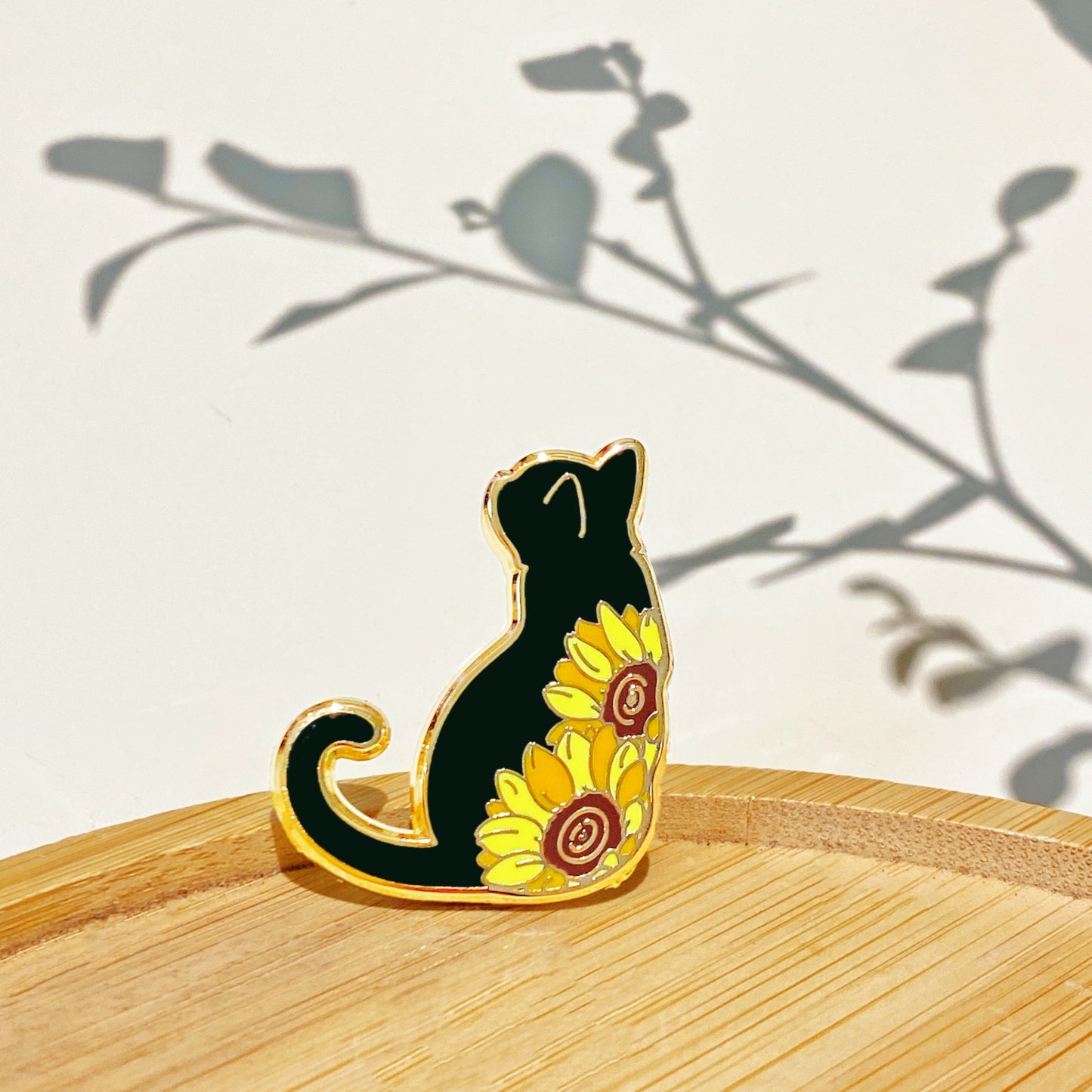 Partial Eclipse Cat Hard Enamel Pin